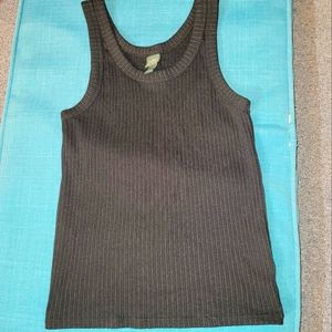 🥂🌟XS black ribbed racerback tank top